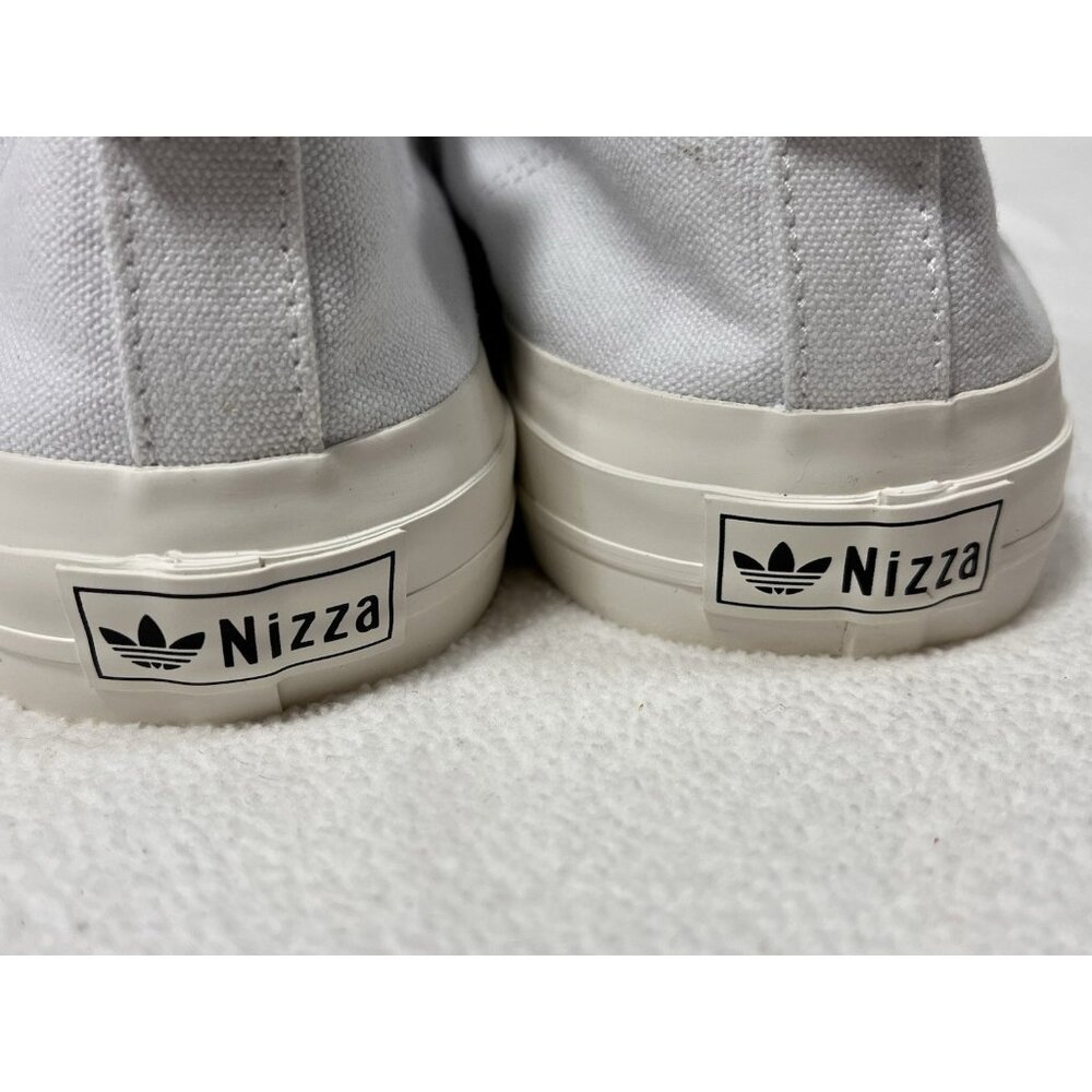 Adidas Nizza RF White Canvas Gum Sole Sneakers Men’s 10.5 EF1883 New - Picture 9 of 16